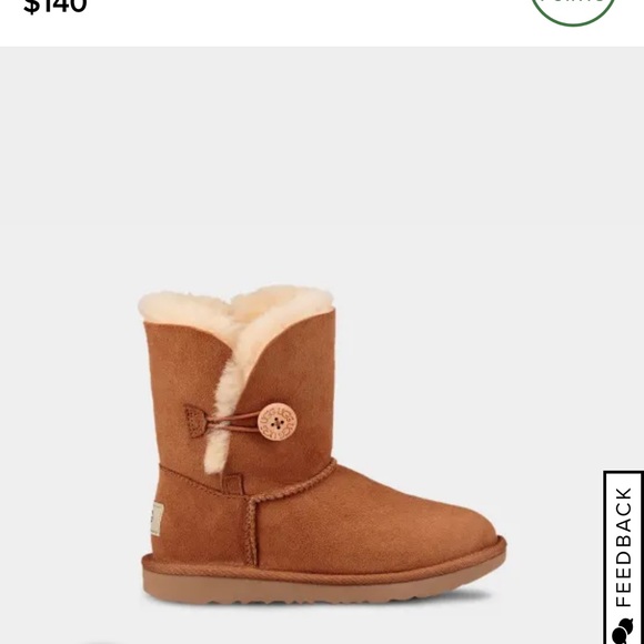 UGG Bailey Button boots (big kids size 5) - Picture 1 of 5